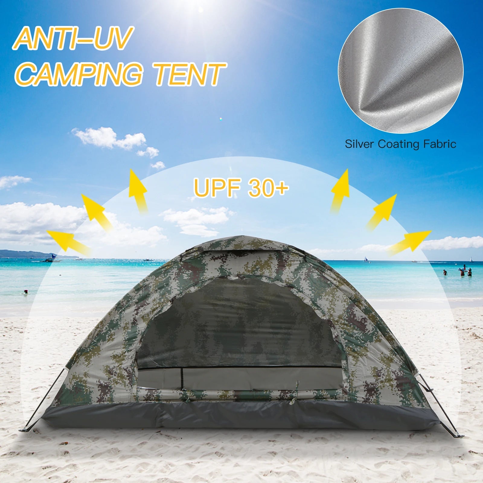 Single Layer Portable Hiking Tent