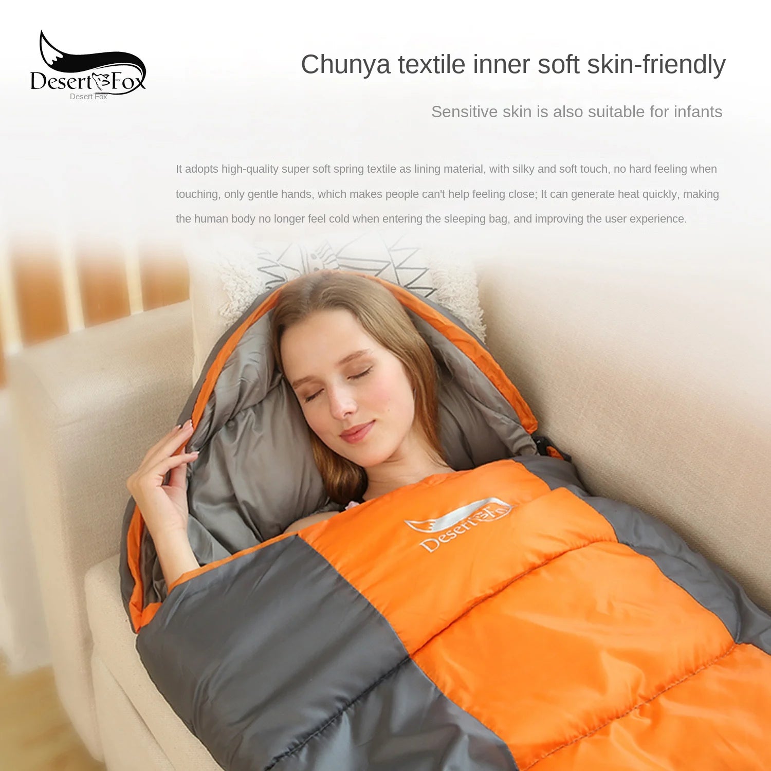 Anti-dirty Winter Warm Cotton Sleeping Bag