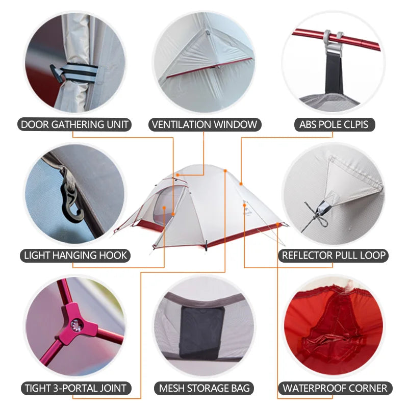 Ultralight 20D Camping Tent