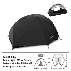 Ultralight 20D Nylon Camping Tent