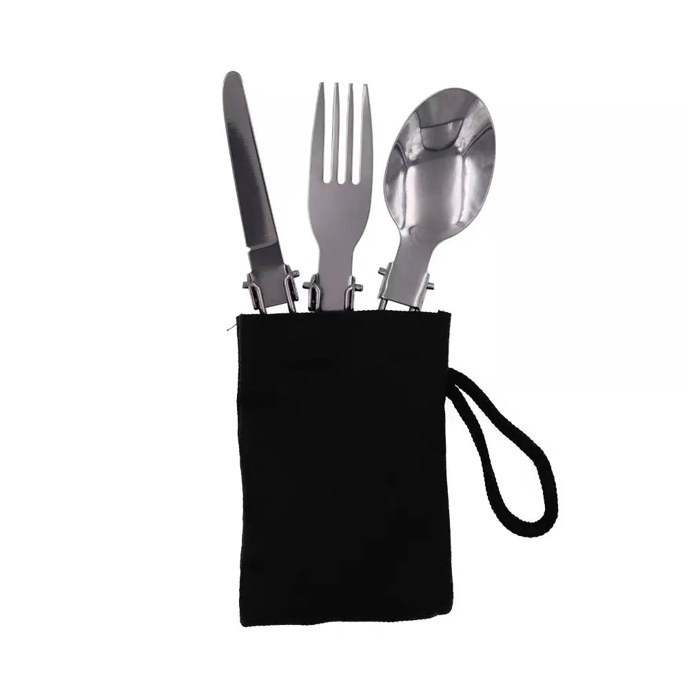 Stainless Steel Camping Utensil Set