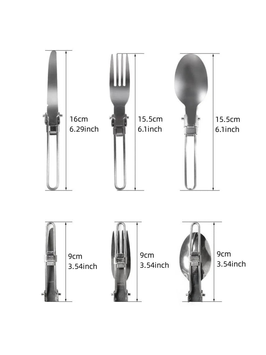 Stainless Steel Camping Utensil Set